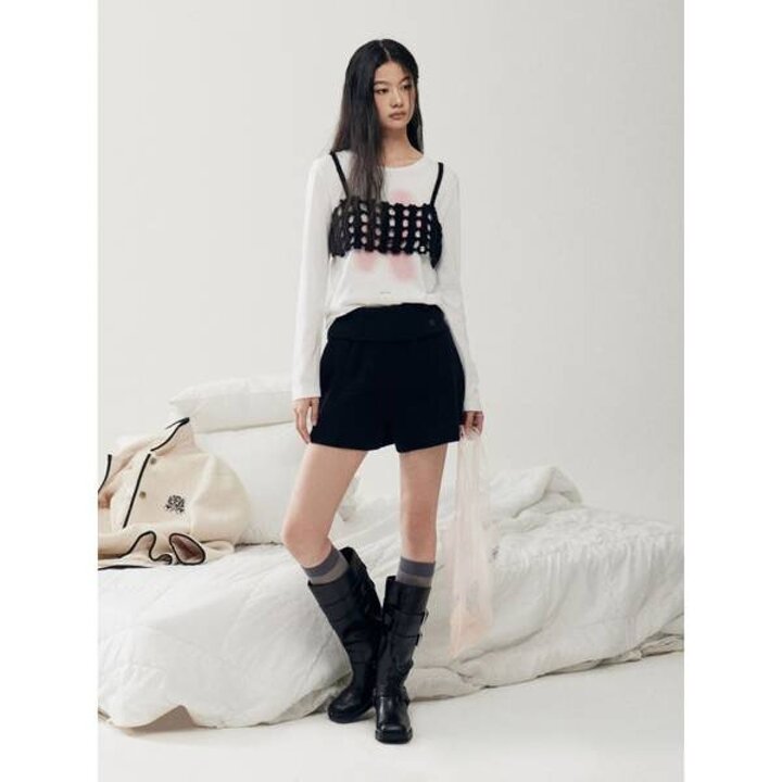 (신세계하남점)애니멀 프린팅 라운드 티셔츠 Z254MSM703