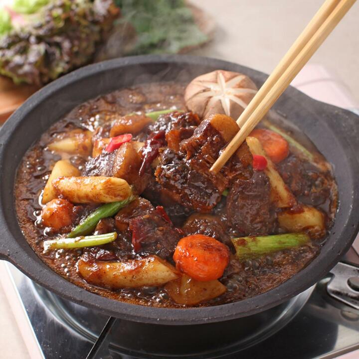 [무보까]한돈 순살 돼지갈비찜 500g x 4팩
