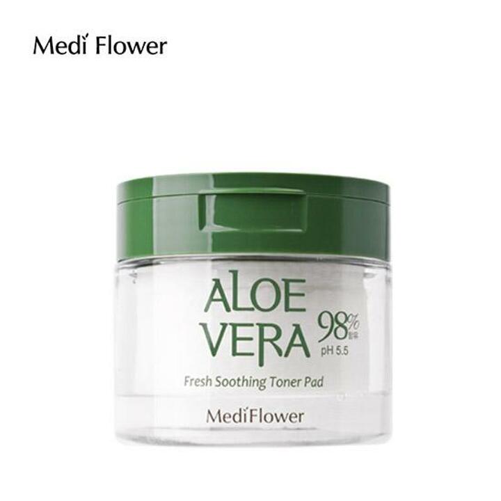 메디플라워  알로에베라 프레쉬 수딩 토너패드 60매