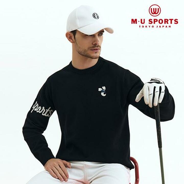 [MU SPORTS] 엠유스포츠 25FW 남성 울 블랜드 니트 2종