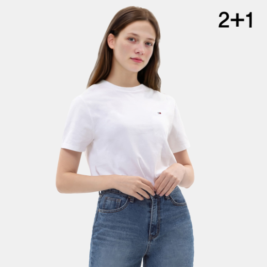 1+1+1[타미힐피거] 스몰로고 반팔티셔츠 3장세트