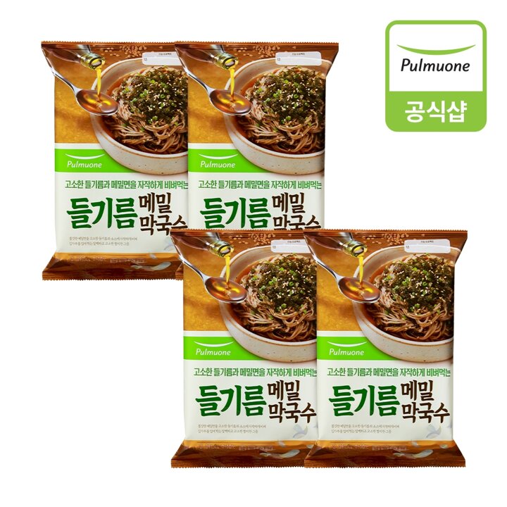[풀무원] 들기름막국수391g 4개(8인)