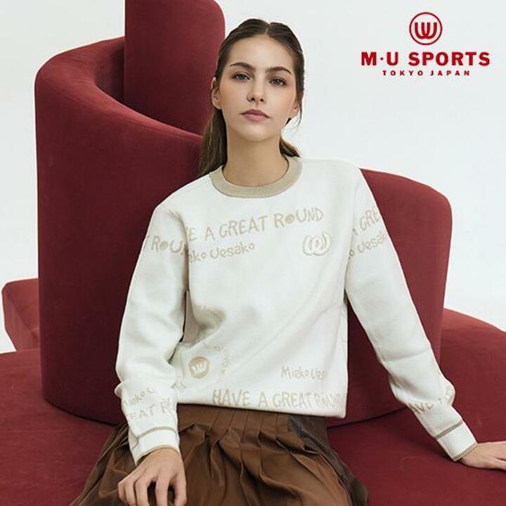 [MU SPORTS] 엠유스포츠 25FW 여성 울 블랜드 니트 2종