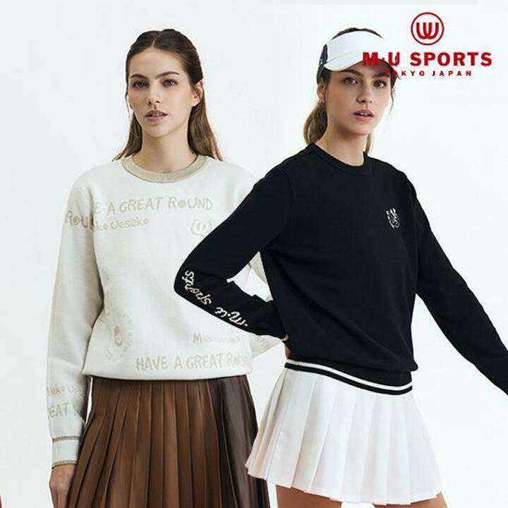 [MU SPORTS] 엠유스포츠 25FW 여성 울 블랜드 니트 2종
