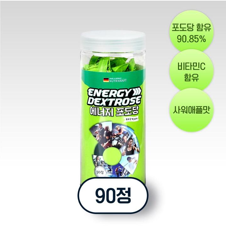 뉴트리크라프트 에너지 포도당 캔디 90정