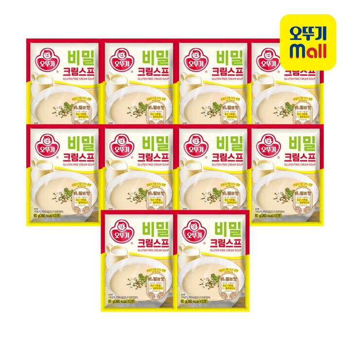 [본사직영] 오뚜기 비밀스프 크림 80g 10개