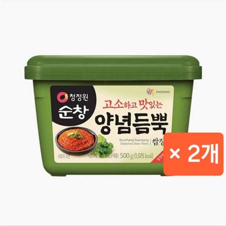 (신세계의정부점)순창 양념듬뿍쌈장(PET)500g 2개