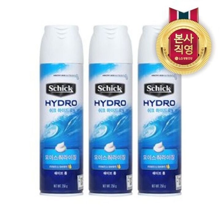 쉬크 모이스춰 쉐이빙폼 250g x 3개[30714607]