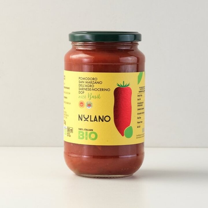(하우스오브신세계 청담)[NOLANO] 유기농 산마르자노 토마토 홀 위드 바질 550g