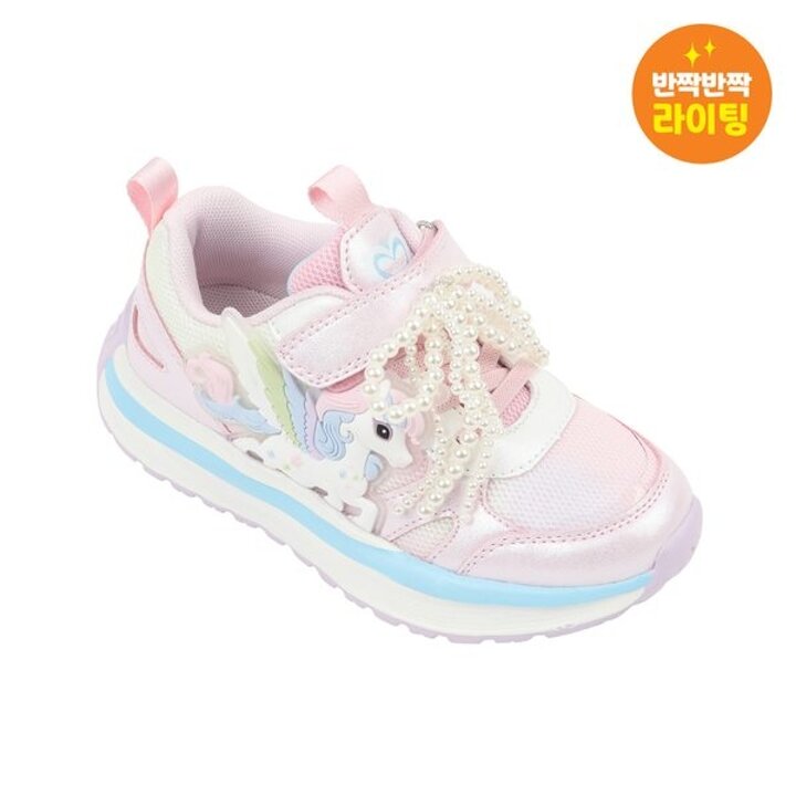 (신세계강남점)[다이노솔즈] DINOSOLES 26년 S/S 신상  LED 미스틱 유니콘 키즈 DNYCG1TSMU11