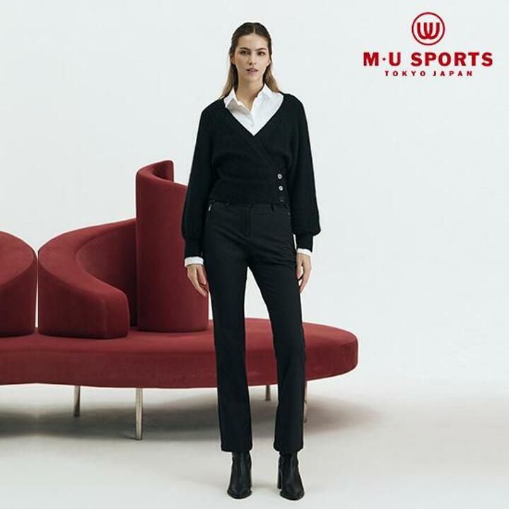 [MU SPORTS] 엠유스포츠 25FW 여성  벨벳 기모 팬츠 2종