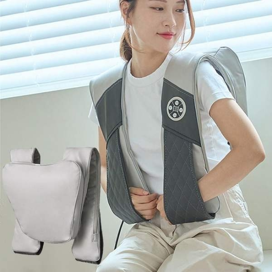 에이치플러스몰_0000000527 나오텍6500 태핑모터 두드림 어깨 등 허리 안마기