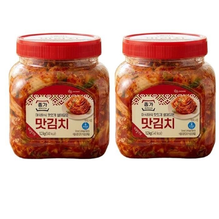 [종가집]종가아삭아삭맛있는썰어담은맛김치1.2kg(PET)x2개