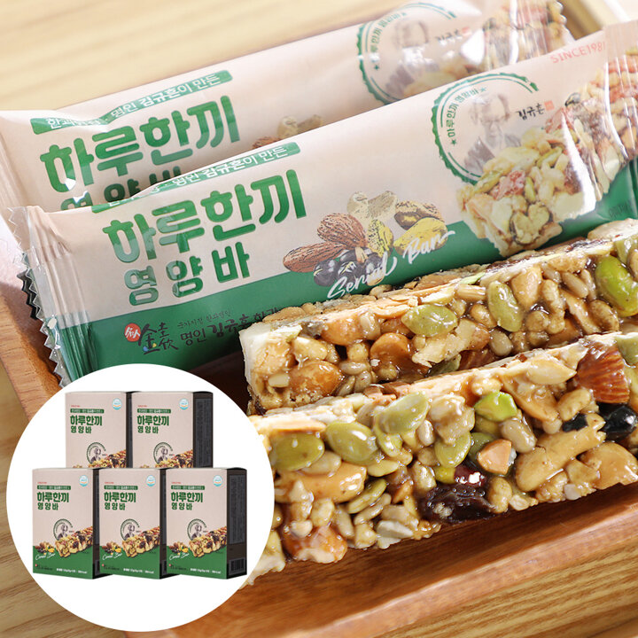 [단독] 김규흔 한과 하루한끼 영양바 25개입 (5개입 X 5박스)