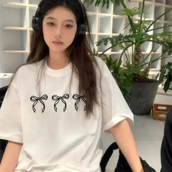 반팔티 빅사이즈 데이트 긴팔티셔츠 여자티 여자친구