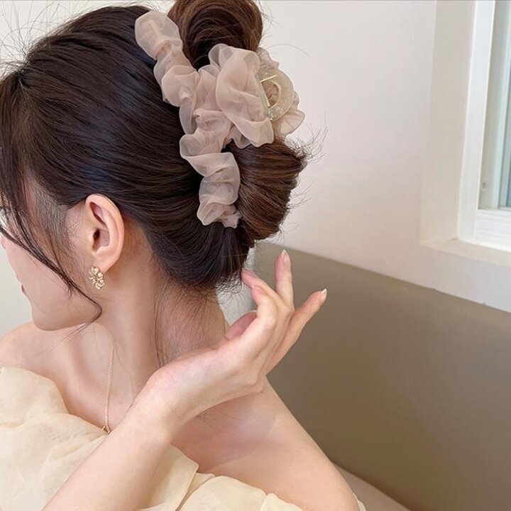 쉬폰집게핀13CM