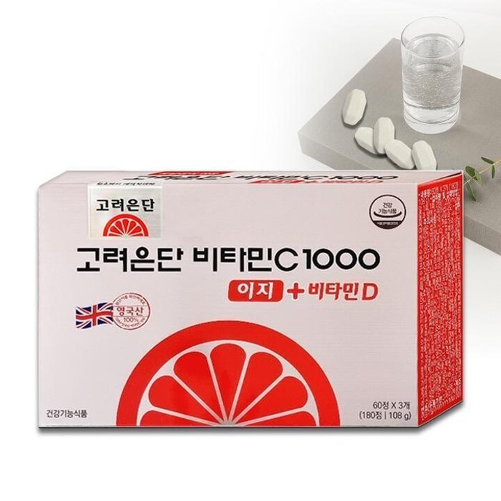 고려은단 비타민C 1000 이지 비타민D 180정 x 6개 18개월분 영국산 G (29416403)