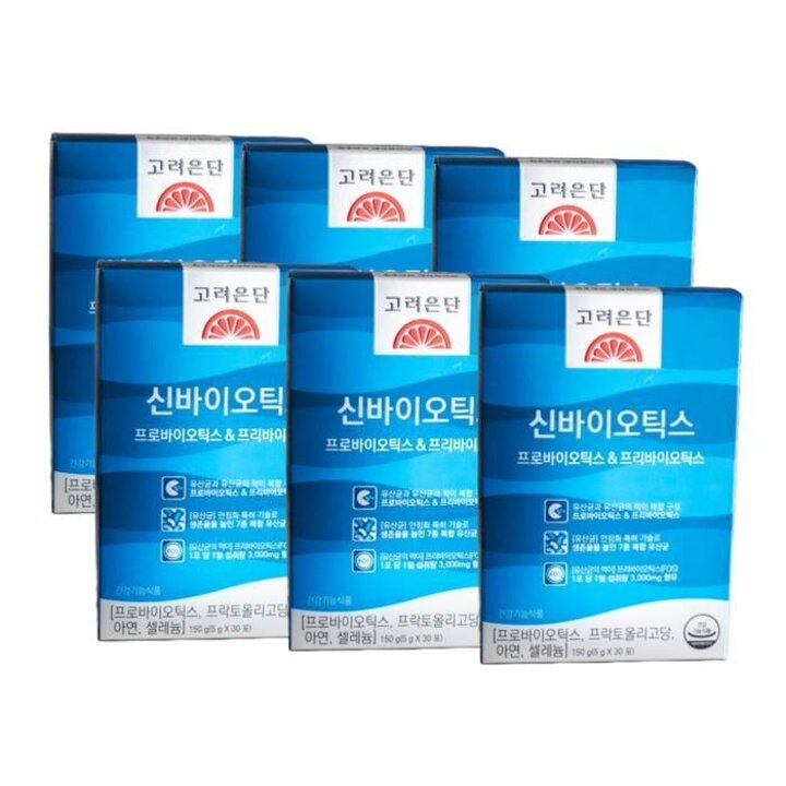 [고려은단]신바이오틱스프로바이오틱스프리바이오틱스5gX30포6개/SJ