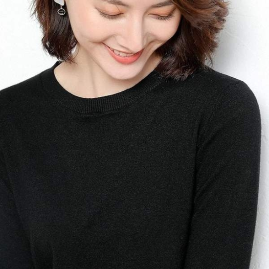 여성바지니트 여름긴팔티 셔츠맨투맨 루즈핏티