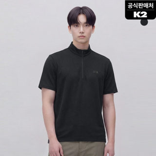 [K2][26SS] 남성 메쉬 반팔 집업 티셔츠_GMM26293
