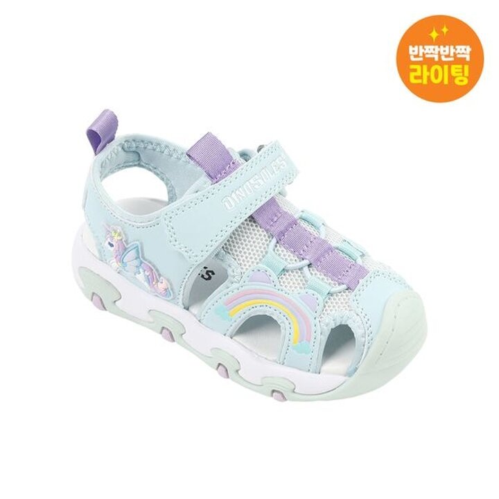 (신세계의정부점)[다이노솔즈] DINOSOLES 26년 S/S 신상  LED 유니콘 드림 샌들 키즈 DNYCG1TSUD11