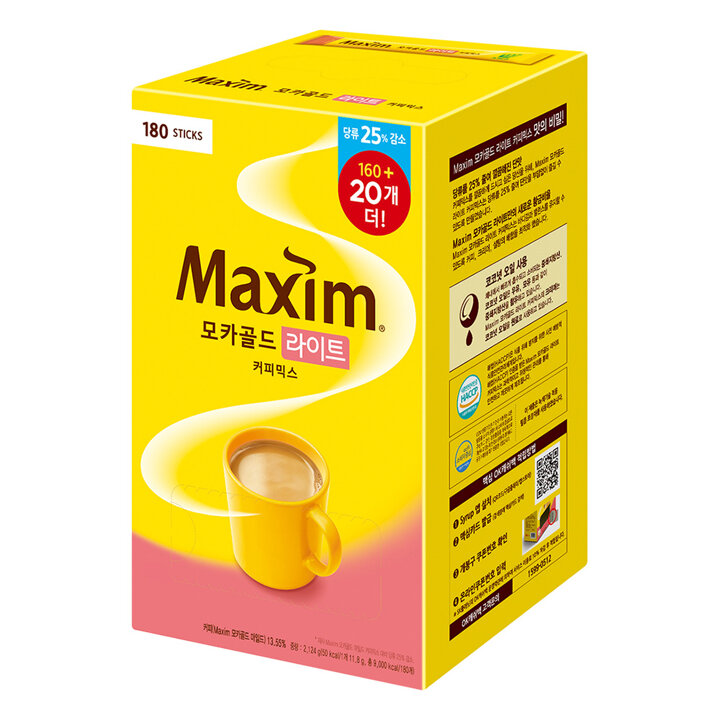 맥심 모카골드 라이트 180T