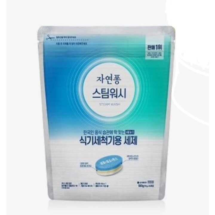 (신세계의정부점)LG  자연퐁 스팀워시 식기세척기용 세제 타블렛 (10g*55개입)