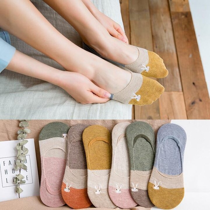 아이엠컴파니토끼 페이크삭스 여성 반덧신 토우 페이크 양말 (39180223)