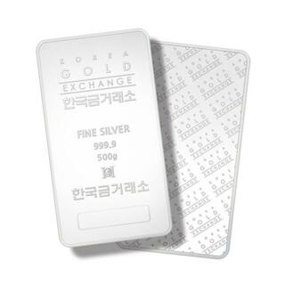 [한정 수량 100개]한국금거래소 실버바 500g