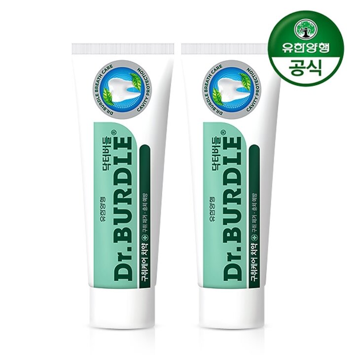 [유한양행] 닥터버들 구취케어 치약 100g x 2개