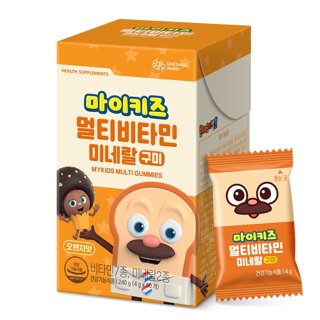 [대상웰라이프]마이키즈 멀티비타민미네랄 구미 1BOX/20일분