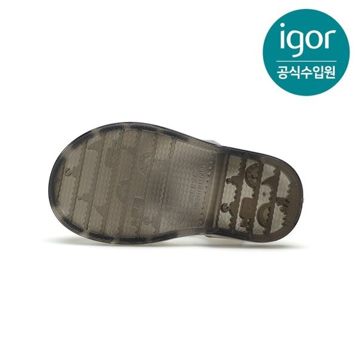(신세계강남점)[IGOR] 이고르 클라시카 젤리슈즈 크리스탈 클리어 그레이 키즈샌들 여름샌들 유아샌들 아동샌들