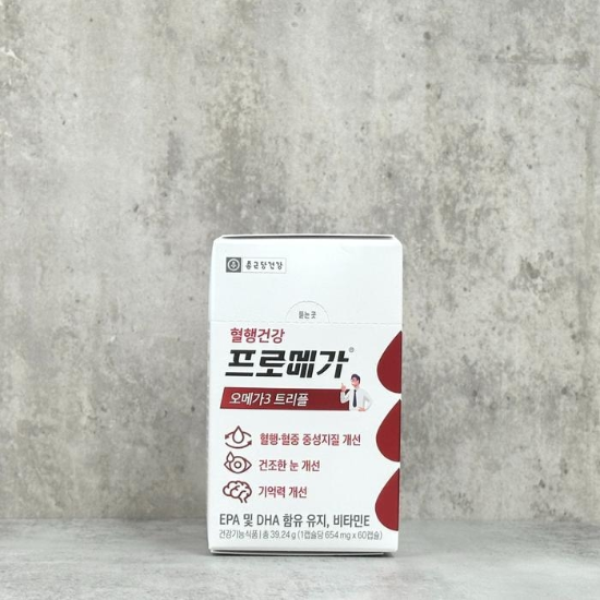 종근당건강프로메가오메가3트리플60캡슐x1개