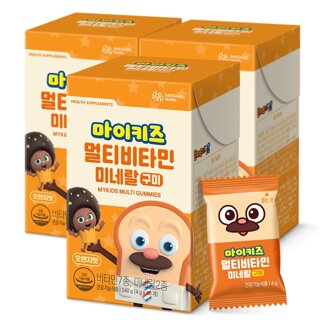 [대상웰라이프]마이키즈 멀티비타민미네랄 구미 3BOX/60일분