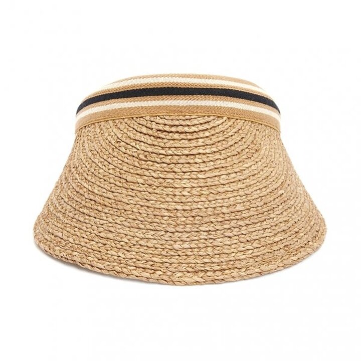 헬렌카민스키 비앙카 10 스트라이프 여성 바이저 HAT50265 NOUGAT BLACK STRIPE