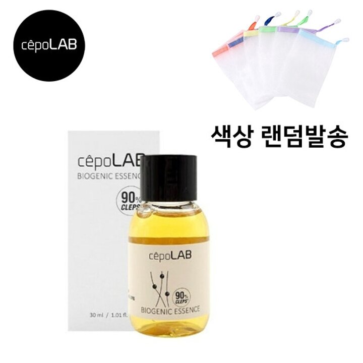 세포랩 바이오제닉 에센스 30ml 고농축 발효 스킨에센스 탄력 보습 대용량   비누망 사은품 무료증정