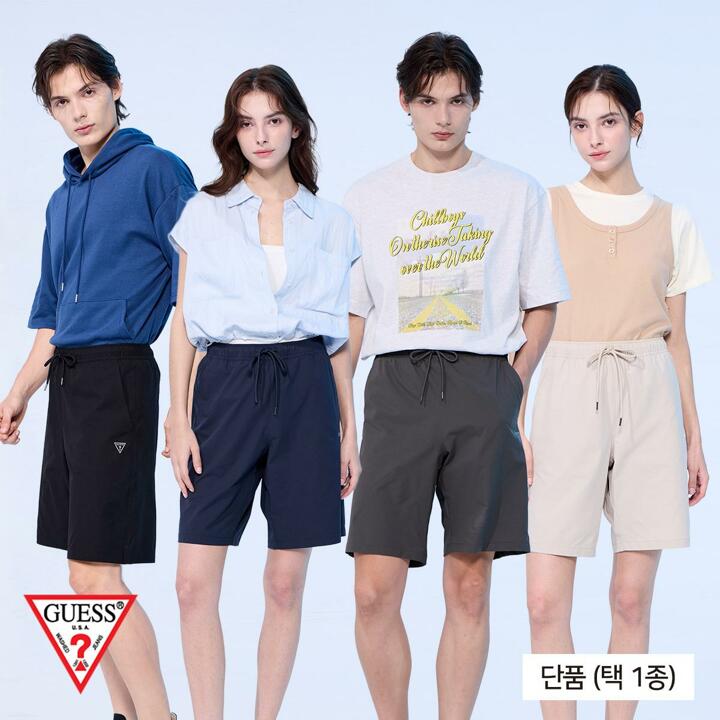 [신세계단독] 게스(GUESS) 썸머 5부 팬츠(남여공용) 1종