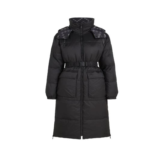 [해외배송] 24FW 칼라거펠트 패딩 246W1505 795 black blk monogram NERO