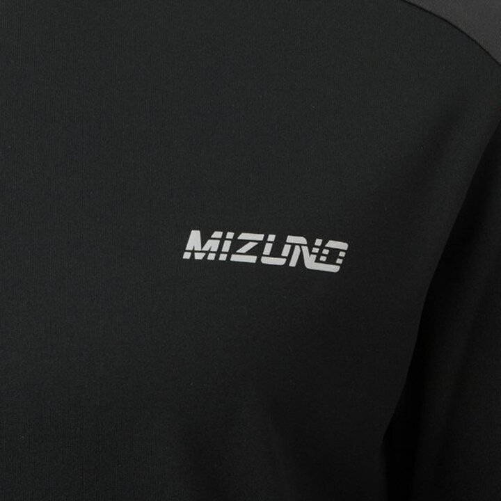(신세계의정부점)미즈노 공용 기모 스판 런닝티셔츠 32YA460009 신축성 보온성 운동 RUNNING BRUSHED LONG SLEEVE