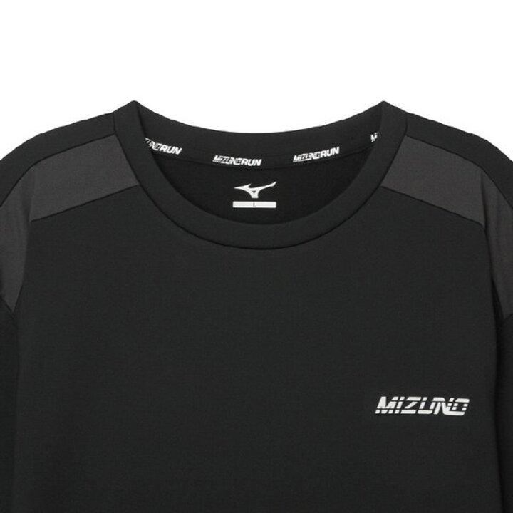 (신세계의정부점)미즈노 공용 기모 스판 런닝티셔츠 32YA460009 신축성 보온성 운동 RUNNING BRUSHED LONG SLEEVE