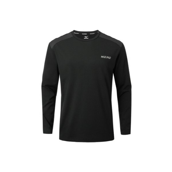 미즈노 공용 기모 스판 런닝티셔츠 32YA460009 신축성 보온성 운동 RUNNING BRUSHED LONG SLEEVE