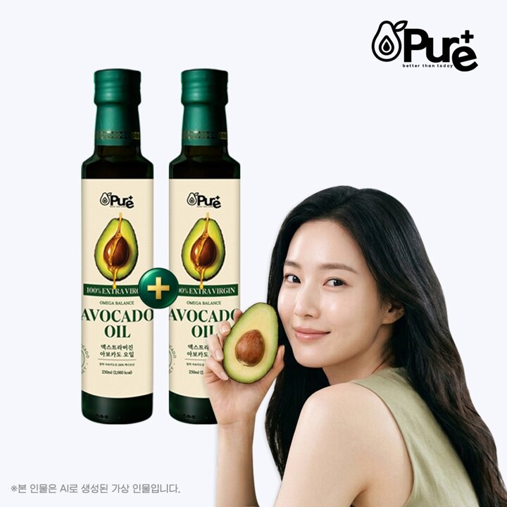 [퓨어플러스] 엑스트라버진 오메가 밸런스 아보카도오일 250ml x 2병