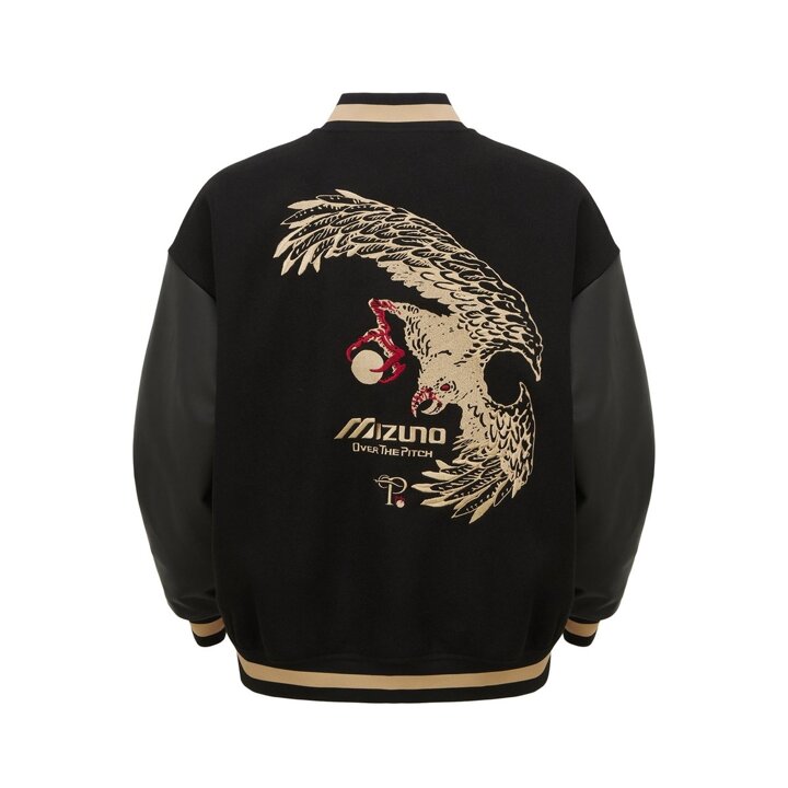 (신세계센텀점)미즈노 x 오버더피치 한정판 바시티자켓 MIZUNO * OVER THE PITCH VARSITY JACKET 32YE5F4709