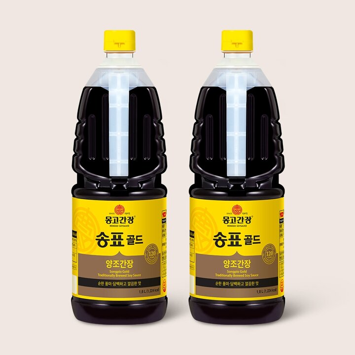 [몽고식품] 송표 골드간장 1.8L x 2개