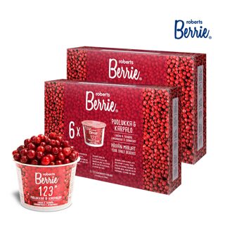 [살림+ PICK]로버츠베리에 링곤베리 크랜베리 123 2box (100ml x 12팩)