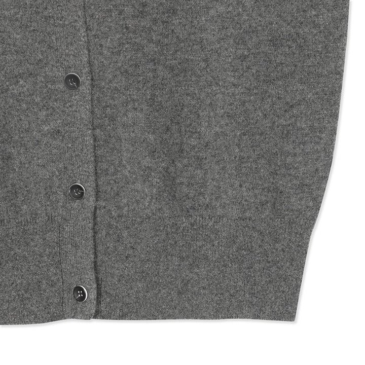 (신세계센텀점)캐시미어 베이직 가디건 (ZFKKCA102C-CHARCOAL)