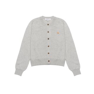메종키츠네 여성 베이비폭스 메리노 레귤러 가디건 라이트 그레이 PW00502KT1181-H120