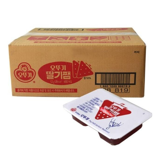 (주)셀러허브 53687429-딸기잼(오뚜기 일회용잼 디스팬팩61015