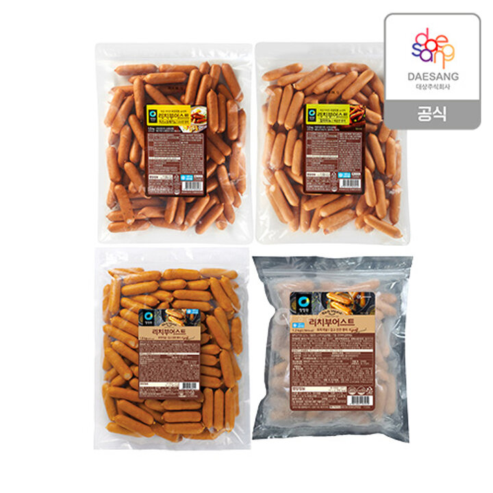 청정원 리치부어스트 1.5kg 4종 택 1