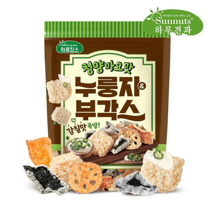 [하루견과] 누룽지앤부각스 청양마요맛 220g /찹쌀누룽지 /인기부각